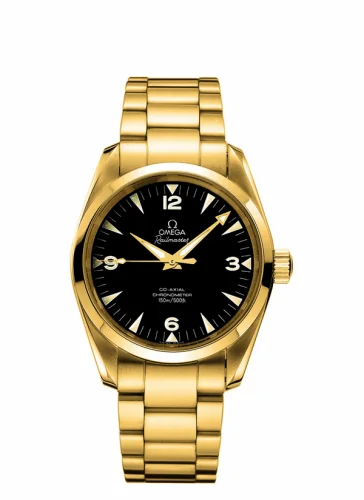 Omega Seamaster Aqua Terra 150M Co-Axial 39.2 Railmaster Yellow Gold / Bracelet 2103.52.00 (21035200)